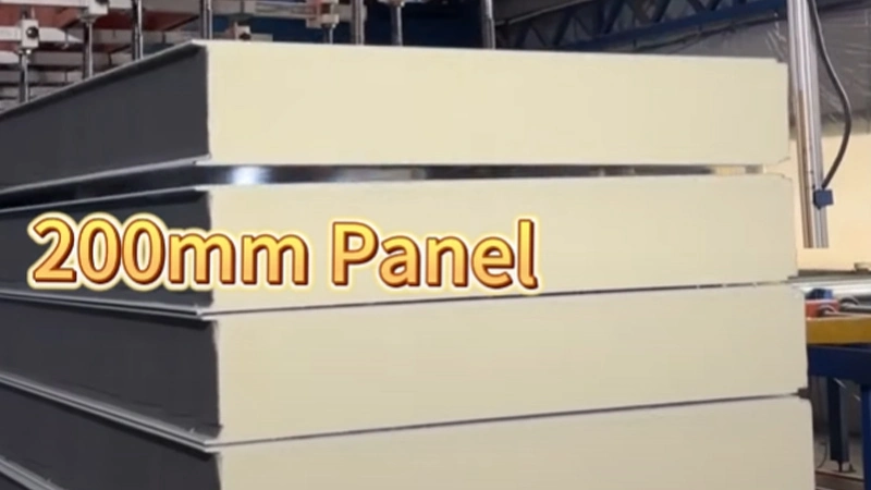The Hottest Cold Room Panel of 2025! Only 5cm Thick, Yet Its Insulation Rivals a 24cm Brick Wall!
